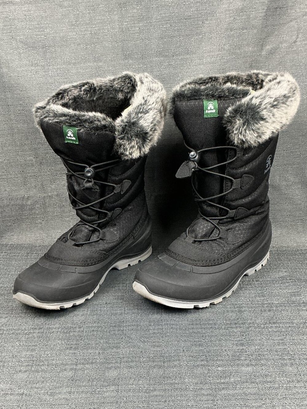 Kamik Momentum Women's Winter Snow Boots Faus Fur Lined Size 9 Warm Waterproof.